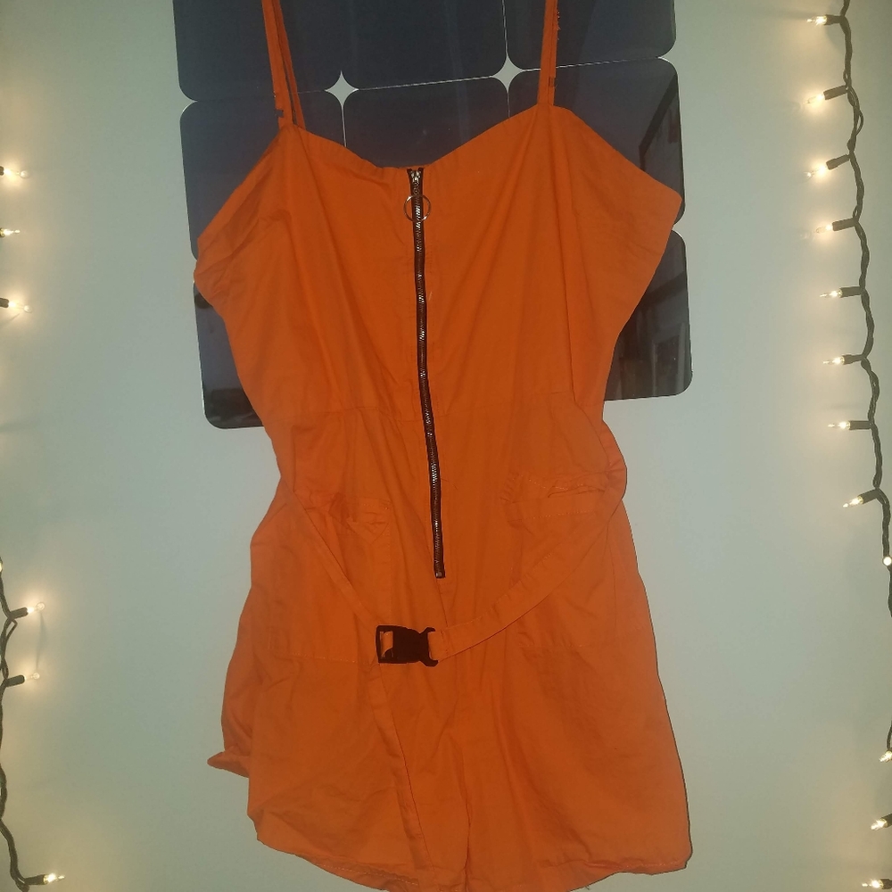 Orange Romper